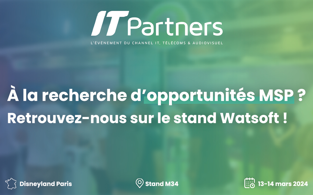 Watsoft à l'IT Partners 2024