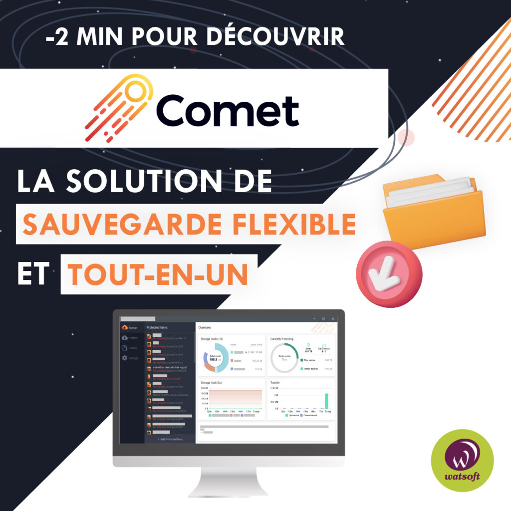 Comet Backup : logiciel de sauvegarde rapide et complet