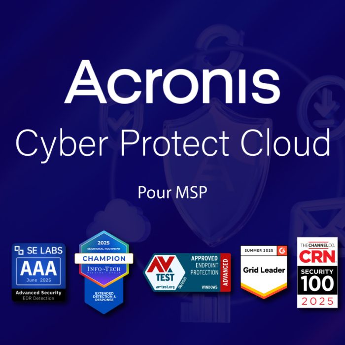 Éditeurs Watsoft 2 Acronis Cyber Protect Cloud