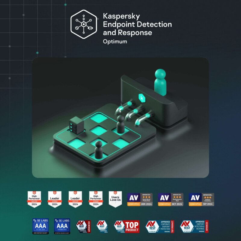 Kaspersky EDR solution qui offre une visibilité sur tous les terminaux